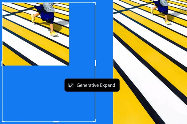 Illustration enlarge an image with content