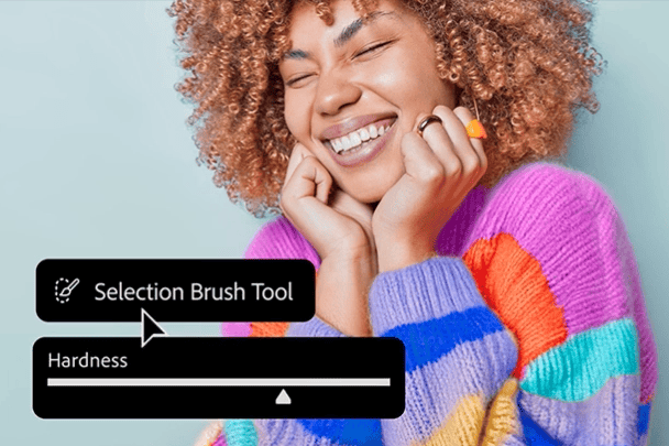 Illustration Select items with one gesture