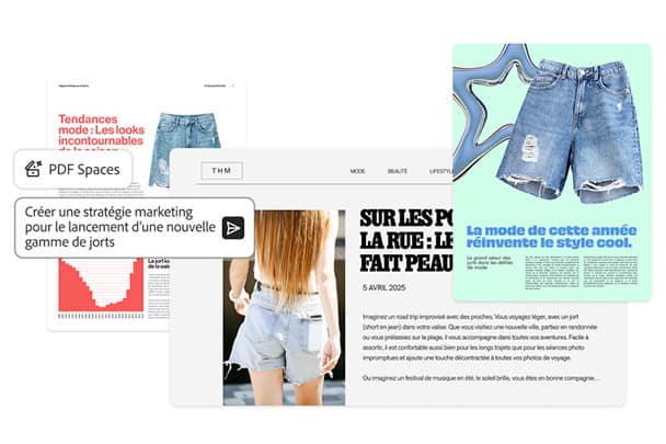 Exemple de l'outil PDF Spaces