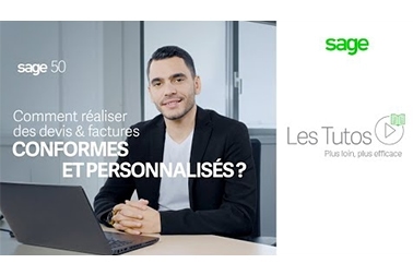 Vidéo Comment réaliser des devis factures conformes et personnalisés ? Illustration de la vidéo tuto video 6