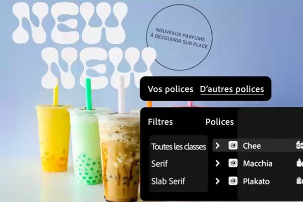 Illustration Trouvez des polices plus rapidement