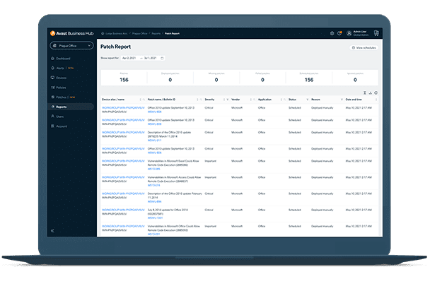 Illustration Avast Business Hub 2