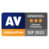 AV Comparatives Malware Protection Sep 2023