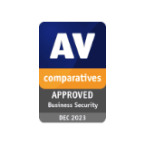AV Comparatives Approved Business Security Dec 2023