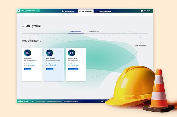Illustration logiciel accès direct et sécurisé à votre logiciel pour votre expert-comptable