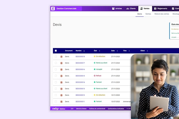 Illustration logiciel Automatisation de votre facturation