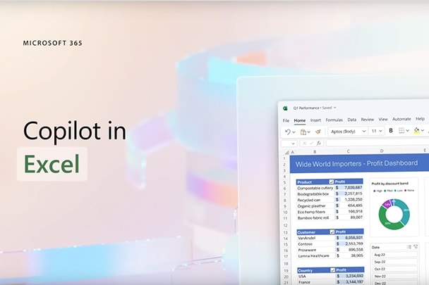 Vidéo de présentation Copilot dans Excel