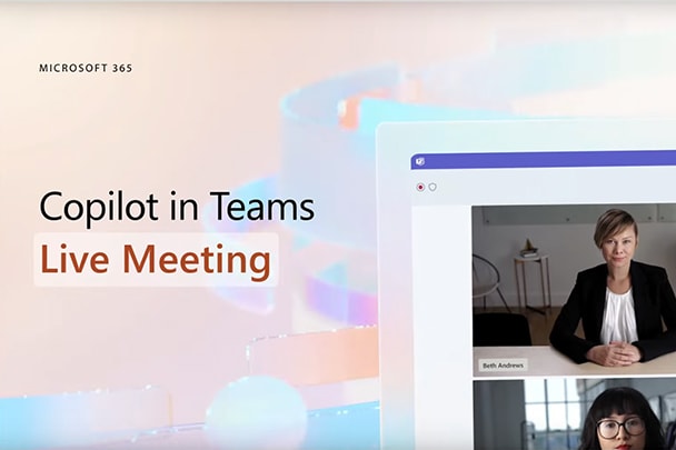 Vidéo de présentation Copilot dans Teams