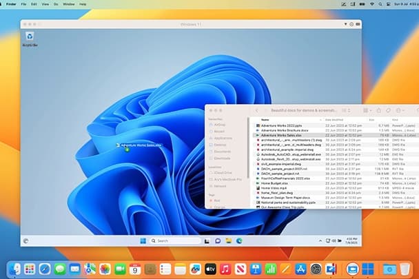 Parallels Desktop 19 : Drag and Drop Video