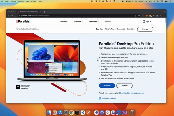 Parallels Desktop 19 : PDP Poweruser Popup