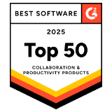 2025 Top 50 Collaboration and productivityproducts